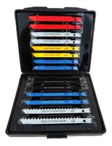 2X Jogo Lâminas Serra Tico Tico Kit 14 Peças Encaixe Univers