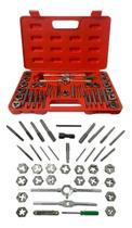 2X Jogo Macho E Tarracha Maleta 40 Peças Lee Tools 2X Jogo Macho E Tarracha Maleta 40 Peças Lee Tools