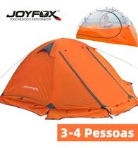 2X Joyfox Camping J-705 Barraca 3/4 Pessoas Impermeavel Prof 2X Joyfox Camping J-705 Barraca 3/4 Pessoas Impermeavel Prof