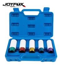 2X Joyfox Jogo Soquete Impacto Longo Roda Liga Leve Encaixe 2X Joyfox Jogo Soquete Impacto Longo Roda Liga Leve Encaixe