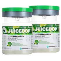 2x Juicedop Limão e Matchá Whey Protein 450g Elemento Puro