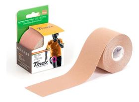 2X Kinesiology Taping Bandagem Elastica Adesiva Bege Tmax 5C