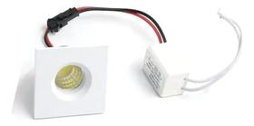 2X Kit 02 Mini Spot 3W Luz Quente Led Embutir 3000K Móvel Pl 2X Kit 02 Mini Spot 3W Luz Quente Led Embutir 3000K Móvel Pl
