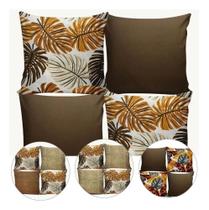 2X Kit 04 Capa Almofada 45X45 Decoração Super Moderna Colori 2X Kit 04 Capa Almofada 45X45 Decoração Super Moderna Colori