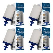 2X Kit 04 Velas Para Filtro Barro Alcalina Premium Tripla Aç