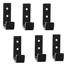 2X Kit 06 Ganchos Parede Cabide Multiuso Estilo Industrial C