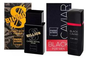 2X Kit 1 Black Caviar Masculino 100Ml + 1 Cassino Royal 100M