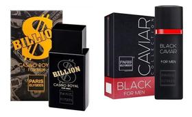 2X Kit 1 Black Caviar Masculino 100Ml+ 1 Cassino Royal 100Ml