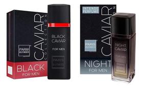 2X Kit 1 Black Caviar Masculino 100Ml + 1 Night Caviar 100Ml