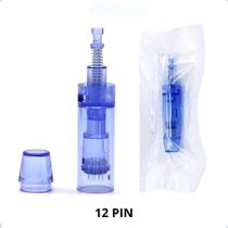2X Kit 10 Agulhas Cartucho Caneta Derma Pen 12 36 42 Nano Po