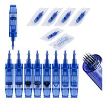 2X Kit 10 Agulhas Cartucho Caneta Derma Pen 12 36 42 Nano Po