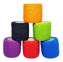 2X Kit 10 Bandagem/Atadura Elastica Flexivel Autoaderente -