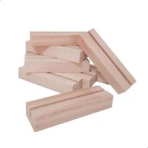 2X Kit 10 Base Porta Retrato Suporte De Madeira Foto Decoraç