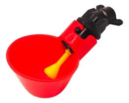 2X Kit 10 Bebedouro Automático Copinho Copo Bebedor Aves Fra 2X Kit 10 Bebedouro Automático Copinho Copo Bebedor Aves Fra