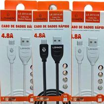 2X Kit 10 Cabos Carregador E Dados V8 Micro-Usb Reve