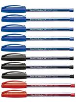 2X Kit 10 Canetas Esferográfica 032 Trilux Medium Faber Cast