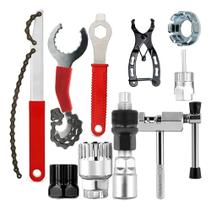 2X Kit 10 Chaves Extrator Pedivela Movimento Central Catraca 2X Kit 10 Chaves Extrator Pedivela Movimento Central Catraca