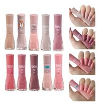 2X Kit 10 Esmaltes Dailus - Novos Nudes - Sem Repetição