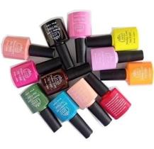 2X Kit 10 Esmaltes Em Gel Variados Unhas Seca Cabine