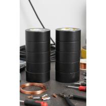 2x Kit 10 Fitas Isolantes Profissionais 10m x 18mm Alta Ader 2x Kit 10 Fitas Isolantes Profissionais 10m x 18mm Alta Ader