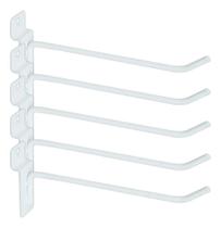 2X Kit 10 Gancho Para Painel Canaletado Cor Branco 20Cm Mf 2X Kit 10 Gancho Para Painel Canaletado Cor Branco 20Cm Mf