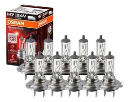 2X Kit 10 Lâmpada Caminhão H7 Osram Linha Truckstar Pro 24V 2X Kit 10 Lâmpada Caminhão H7 Osram Linha Truckstar Pro 24V