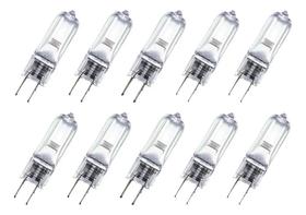 2X Kit 10 Lâmpada Coifa Bipino Capsula Halogena G4 12V 20W K