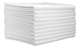 2X Kit 10 Panos De Prato Branco Liso 100% Algodão Pé De Gali