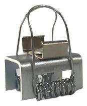 2X Kit 10 Presilhas Borboleta Com Mola Para Fixar Perfil De