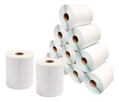 2X Kit 10 Rolos De Etiqueta 100X50 10X5 Couche Adesiva Zebra 2X Kit 10 Rolos De Etiqueta 100X50 10X5 Couche Adesiva Zebra