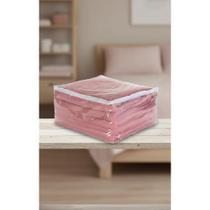 2x Kit 10 Sacos Organizadores PVC Cristal Cobertores Zíper