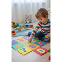2x Kit 10 Tapetes EVA Infantil 29cm Macio Divertido 2x Kit 10 Tapetes EVA Infantil 29cm Macio Divertido