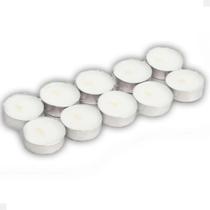2X Kit 10 Velas Fondue 7Mm Fina Banheira Flutua Base Alumíni