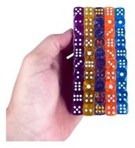 2X Kit 100 Dados D6 Translúcidos Para Jogos Rpg E Tabuleiro 2X Kit 100 Dados D6 Translúcidos Para Jogos Rpg E Tabuleiro