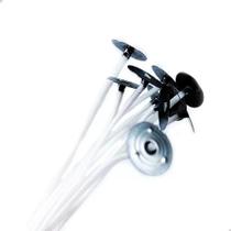 2X Kit 100 Pavio De Vela De Algodão Com Ilhões De 10Cm 1Mm 2X Kit 100 Pavio De Vela De Algodão Com Ilhões De 10Cm 1Mm