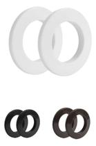 2X Kit 100 Unidades De Ilhós Para Cortina Redondo Várias Cor