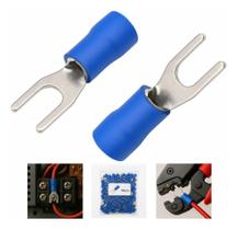 2X Kit 100Un Terminal Forquilha Pre-Isolado 1,50 A 2,5Mm - A