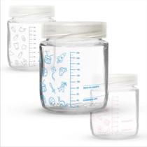 2X Kit 12 Frascos Guardar Leite Materno Com Graduação 200Ml