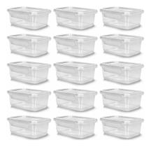 2X Kit 12 Potes Com Trava 400Ml Microondas Freezer Transpare