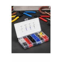 2x Kit 1200 Terminais Ilhós Pré-Isolados 0,5-10mm Completo
