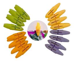 2X Kit 16 Prendedor De Embalagem Alimentos Resistente 5Cm Co