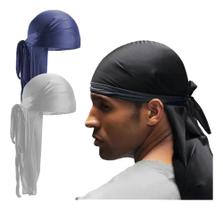 2X Kit 2 Bandana Durag Dureg Cores Variadas Rap Waves Cor Pr