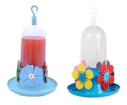 2X Kit 2 Bebedouro Passarinho Beija Flor Colibri Jardim 290M