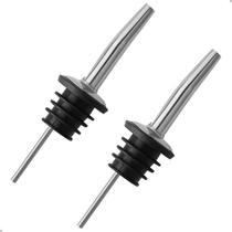 2X Kit 2 Bicos Dosador Em Silicone E Inox Vinho Bebida eit 2X Kit 2 Bicos Dosador Em Silicone E Inox Vinho Bebida eit