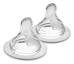 2X Kit 2 Bicos X Para Mamadeiras 6M+ Fluxo Super Rápido - Ma
