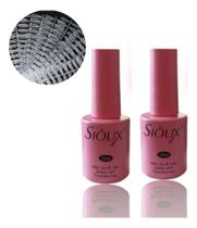 2X Kit 2 Cola Gel Base Sioux Alongamento Unha Postiça Softge