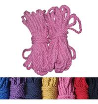 2X Kit 2 Cordas Torcida Algodão Cores Variadas 8 Metros X 6M 2X Kit 2 Cordas Torcida Algodão Cores Variadas 8 Metros X 6M