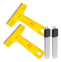 2X Kit 2 Estilete Raspador Insulfilm Vidro Adesivo Cola Espa