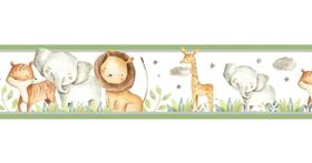 2X Kit 2 Faixa Decorativa De Parede Infantil Border Bebê Saf