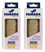 2X Kit 2 Faixas Alta Compressão 15Cm X 1,3M Varizes 2X Kit 2 Faixas Alta Compressão 15Cm X 1,3M Varizes